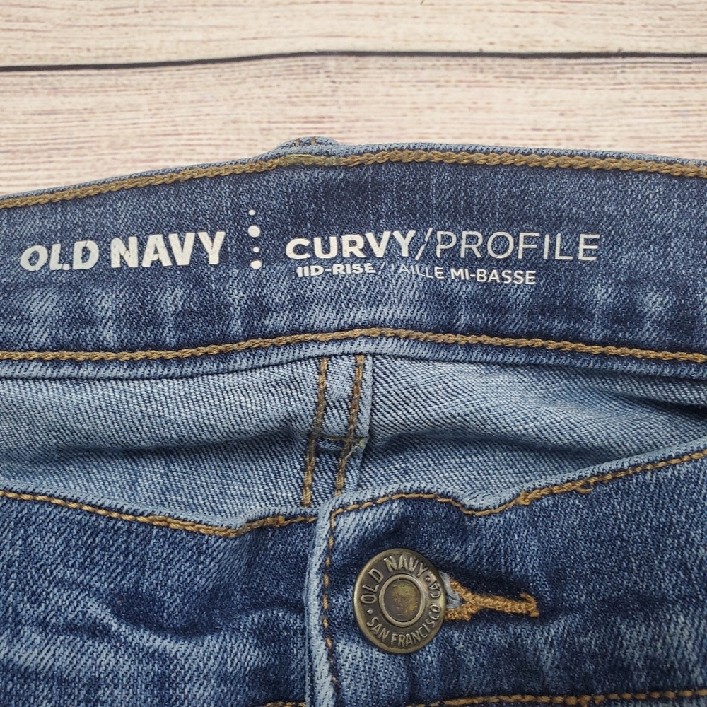 Old Navy curvy/profile skinny jeans sold size 6 - Picture 6 of 7